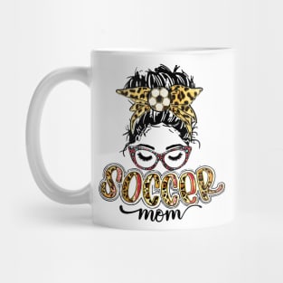 Soccer Mom   Soccer Mom Life Leopard Mug